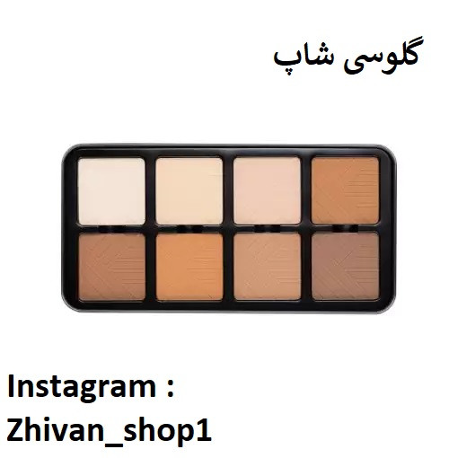 پالت کانتور خشک کارکتر مدل C-A301 دارای 8 رنگ جذاب