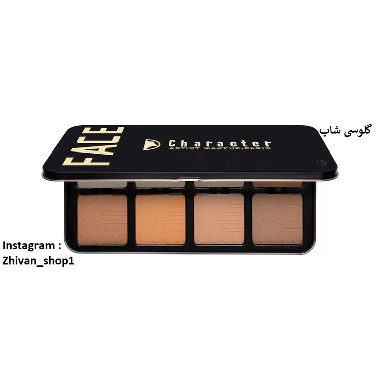 پالت کانتور خشک کارکتر مدل C-A301 دارای 8 رنگ جذاب