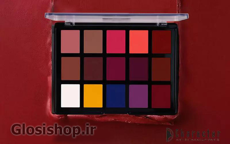 پالت رژلب کارکتر مدل DDL001 جذاب 15 رنگ